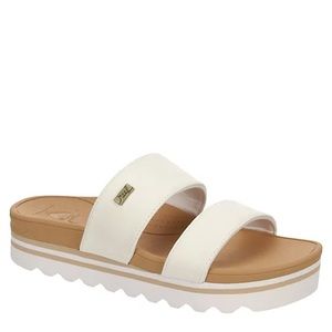 Reef Horizon Hi White Sandals